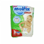 COUCHE BEBE T3 (4-9KG) X10 MOLFIX
