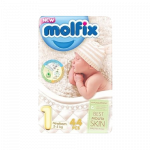 COUCHE BEBE T1 NOUVEAU-NÉ (2-5 KG) X44 MOLFIX
