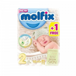 COUCHES BEBE T2 (MINI) 3-6KG X11 MOLFIX