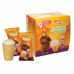 GLACE A VANILLE GOBELET GAUFFRE 9 X 130ML MASCHA MISHKA