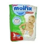 COUCHE BEBE T3 (4-9KG) X10 MOLFIX